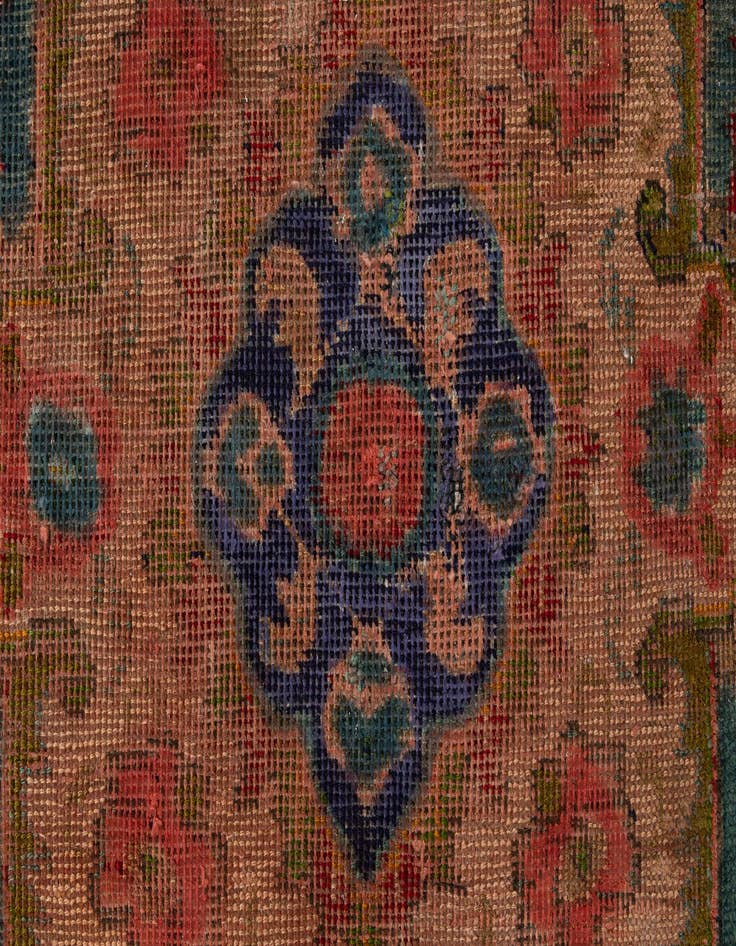 Detail image of 4' x 6' Hand Knotted Tabriz Persian Wool Rug