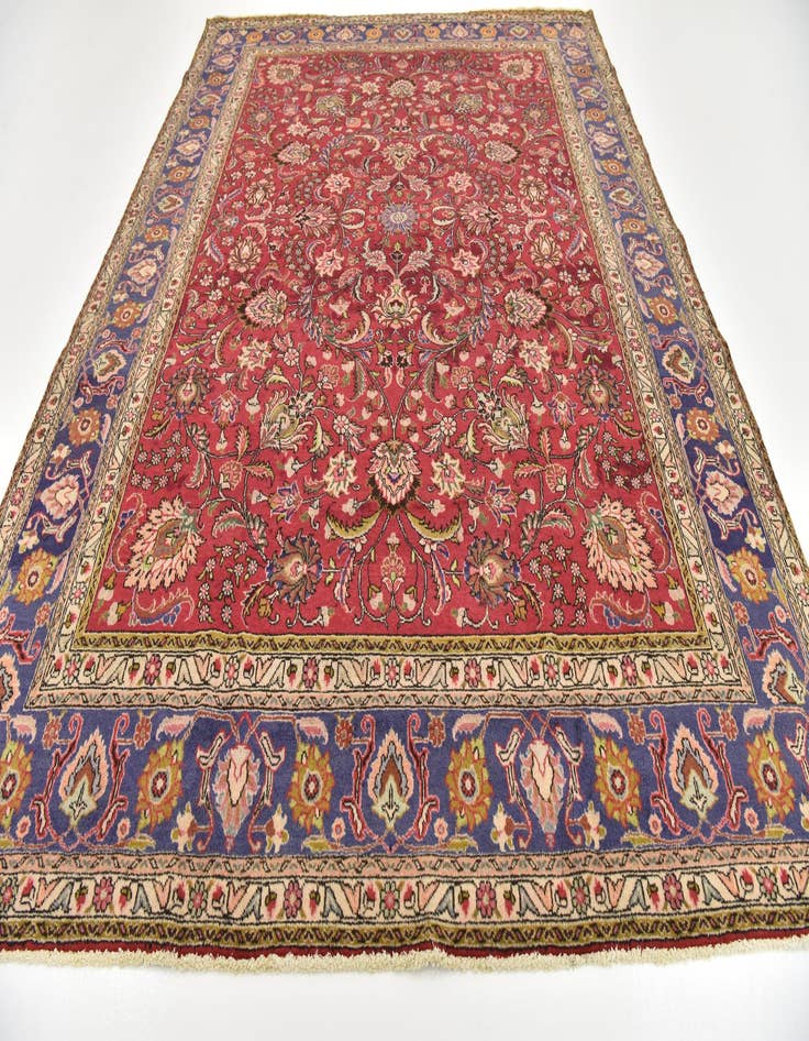 Detail image of 9' 9 x 12' 9  Hand Knotted Tabriz Persian Wool Rug