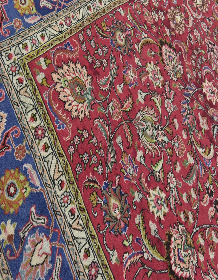 Detail image of 9' 9 x 12' 9  Hand Knotted Tabriz Persian Wool Rug