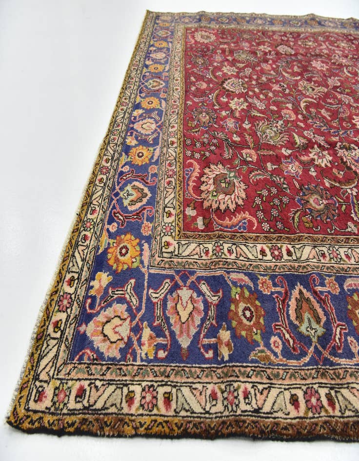 Detail image of 9' 9 x 12' 9  Hand Knotted Tabriz Persian Wool Rug