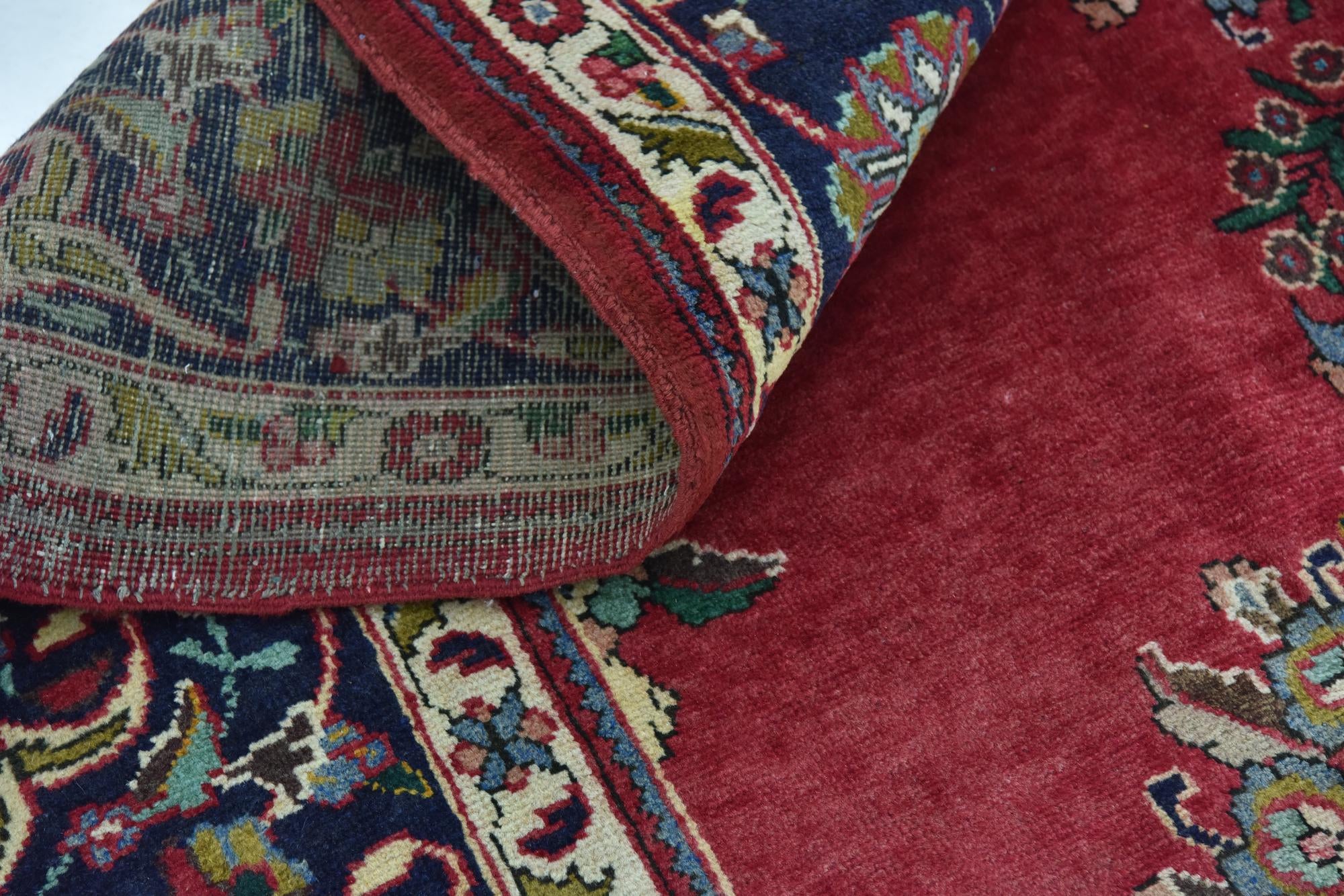 9' 9 x 13' Hand Knotted Tabriz Persian Wool Rug
