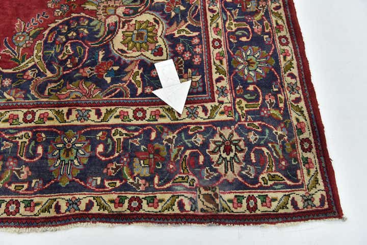 9' 9 x 13' Hand Knotted Tabriz Persian Wool Rug