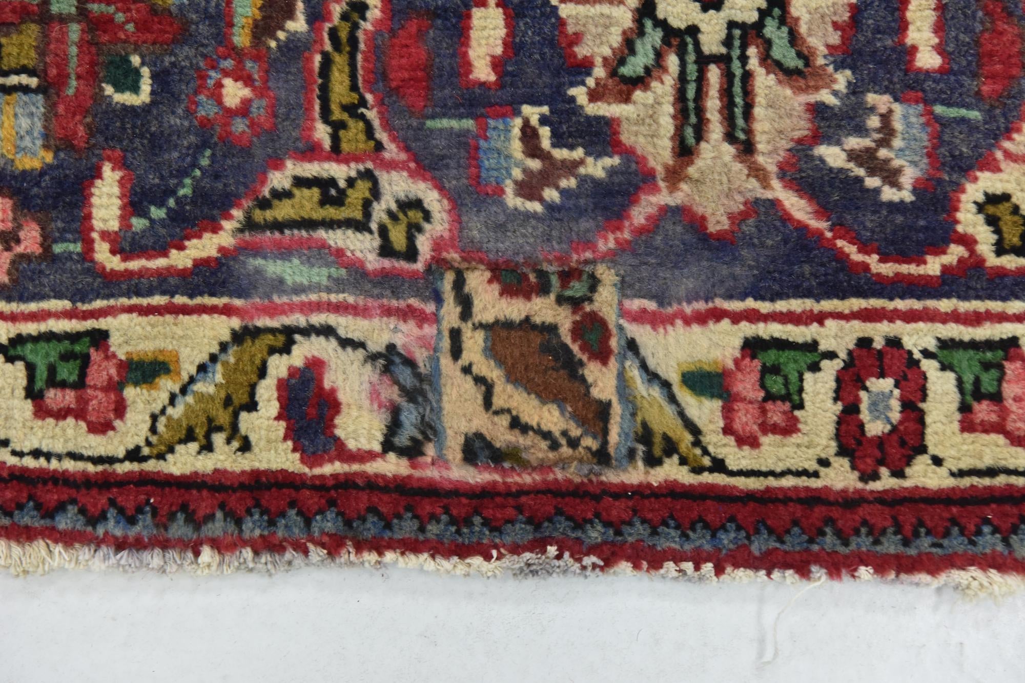 9' 9 x 13' Hand Knotted Tabriz Persian Wool Rug