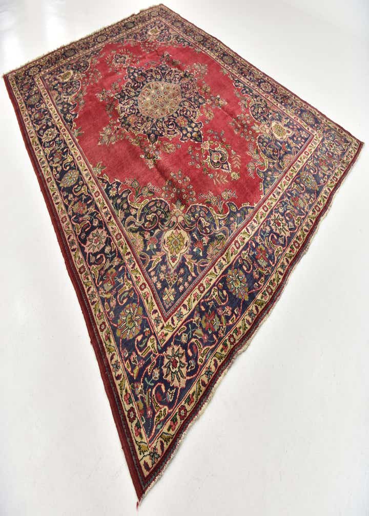 9' 9 x 13' Hand Knotted Tabriz Persian Wool Rug