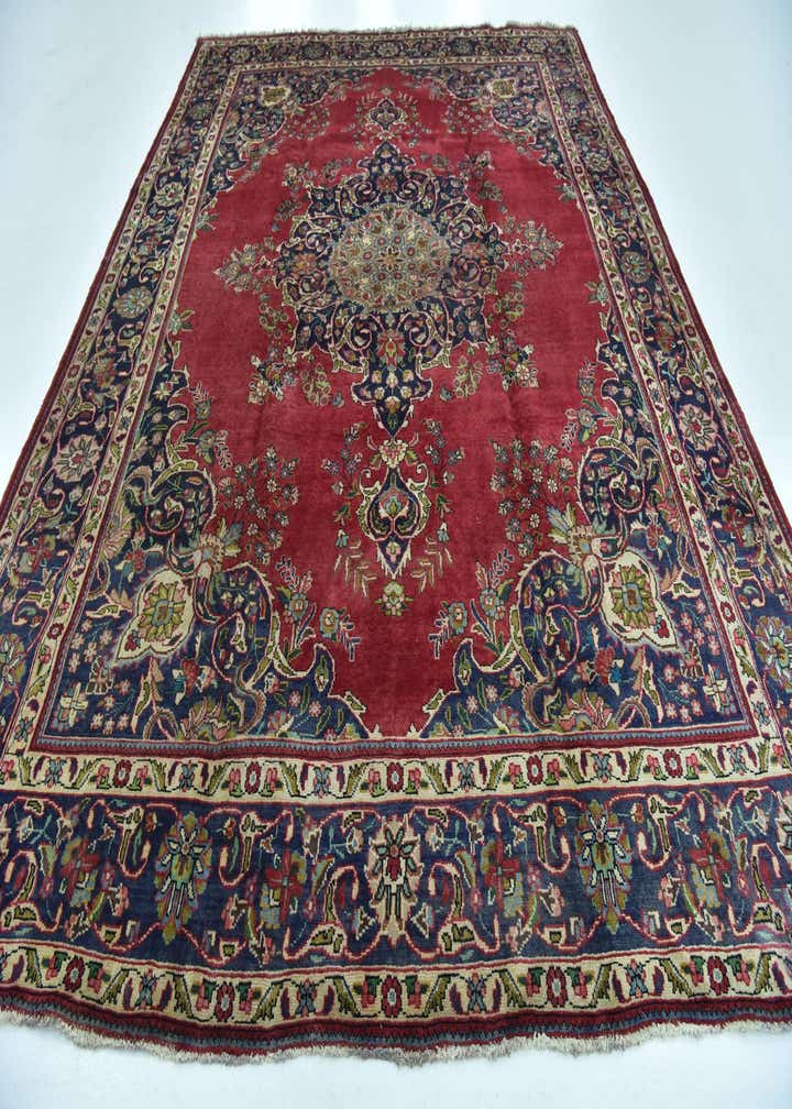 9' 9 x 13' Hand Knotted Tabriz Persian Wool Rug