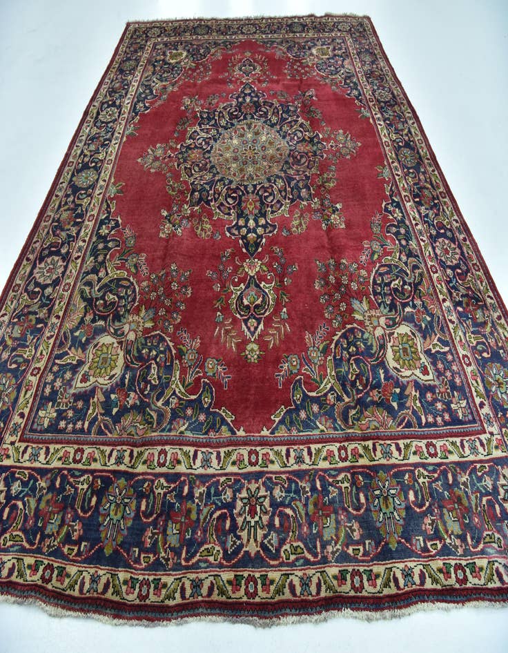 Detail image of 9' 9 x 13' Hand Knotted Tabriz Persian Wool Rug
