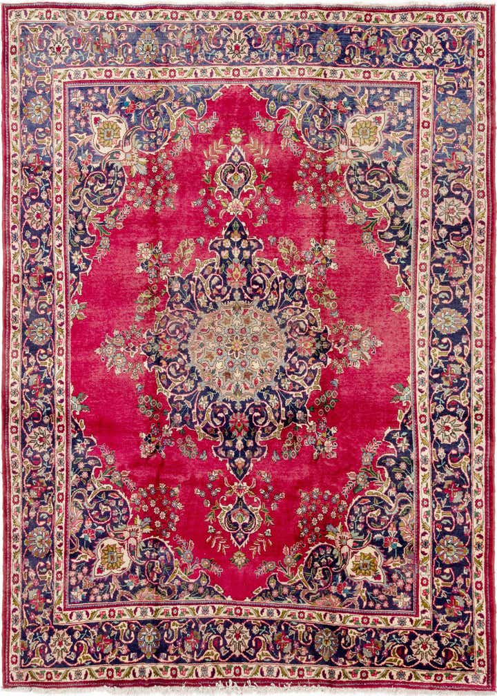 9' 9 x 13' Hand Knotted Tabriz Persian Wool Rug