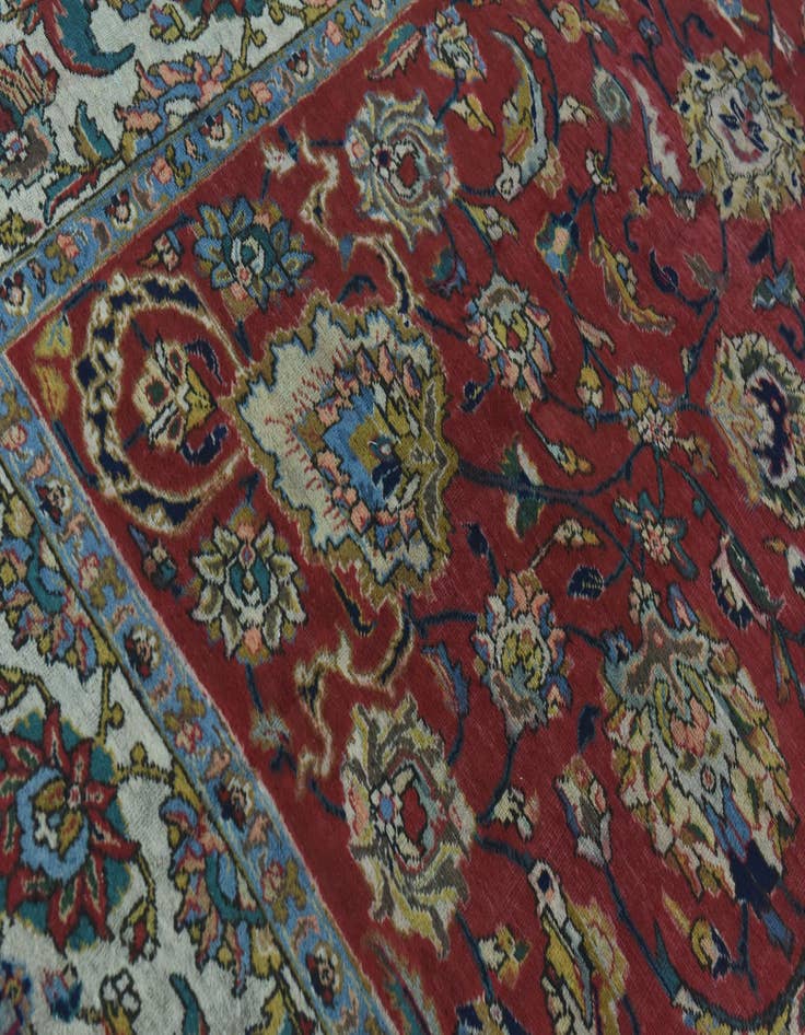 Detail image of 10' x 12' 7  Hand Knotted Tabriz Persian Wool Rug