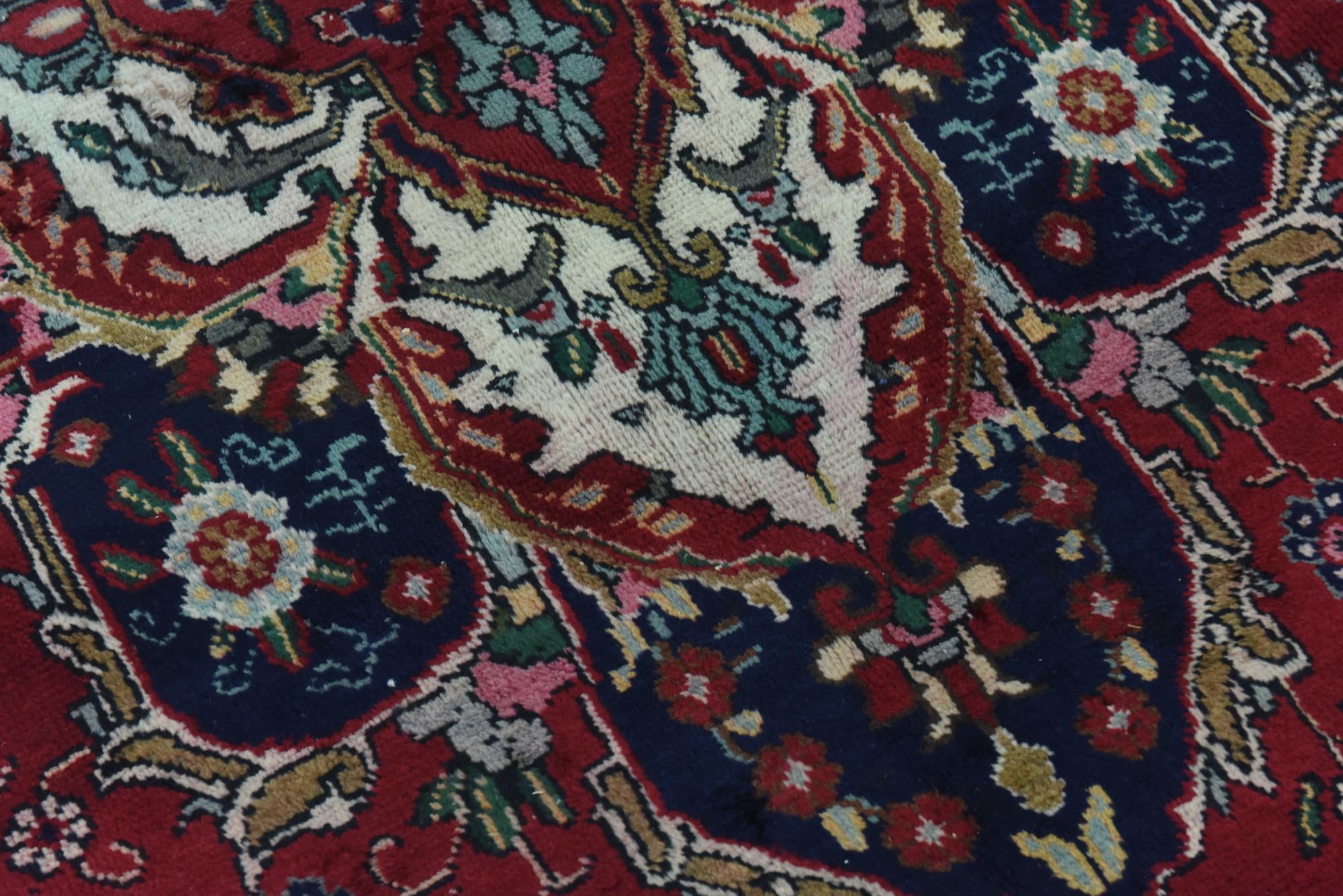 9' 8 x 12' 8 Hand Knotted Tabriz Persian Wool Rug