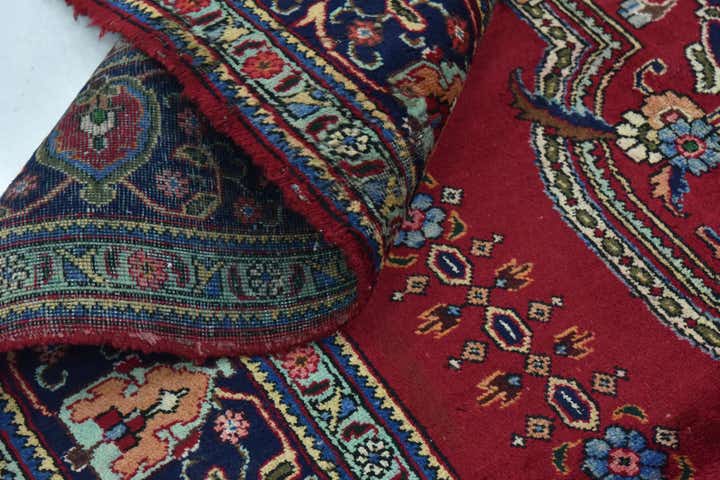 9' 9 x 12' 10 Hand Knotted Tabriz Persian Wool Rug