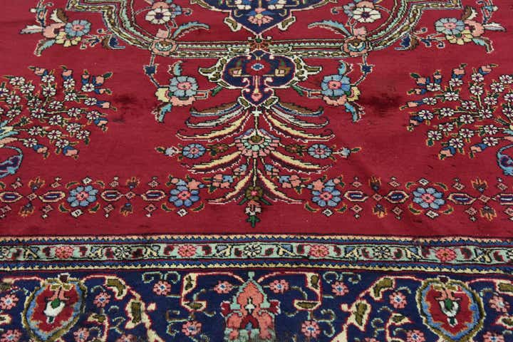 9' 9 x 12' 10 Hand Knotted Tabriz Persian Wool Rug
