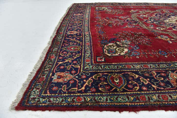 9' 9 x 12' 10 Hand Knotted Tabriz Persian Wool Rug