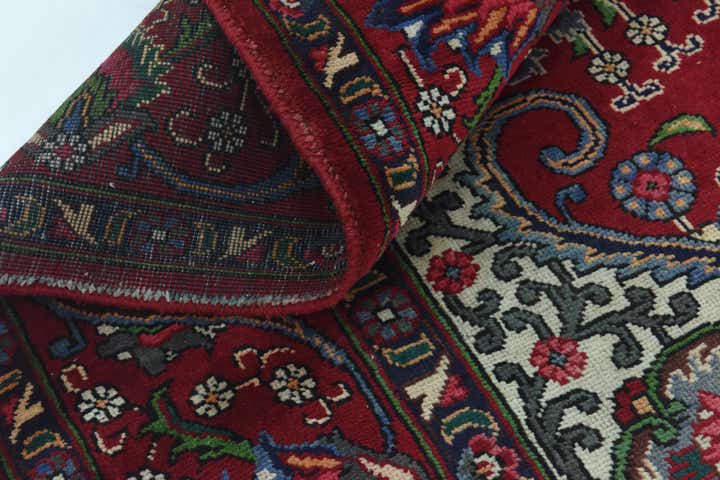 9' 7 x 12' 7 Hand Knotted Tabriz Persian Wool Rug