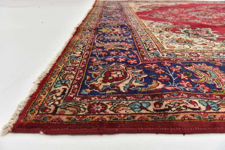 10' x 12' 6 Hand Knotted Tabriz Persian Wool Rug