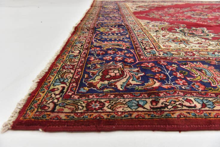 Detail image of 10' x 12' 6 Hand Knotted Tabriz Persian Wool Rug