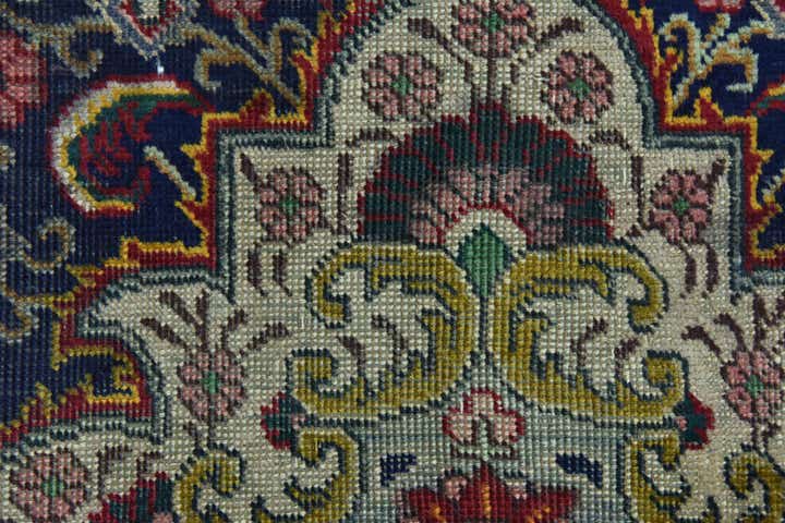 10' x 12' 9 Hand Knotted Tabriz Persian Wool Rug