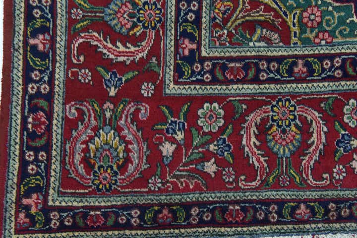 10' x 12' 9 Hand Knotted Tabriz Persian Wool Rug