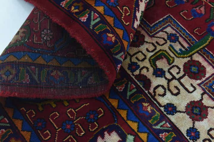 9' 6 x 12' 10 Hand Knotted Tabriz Persian Wool Rug