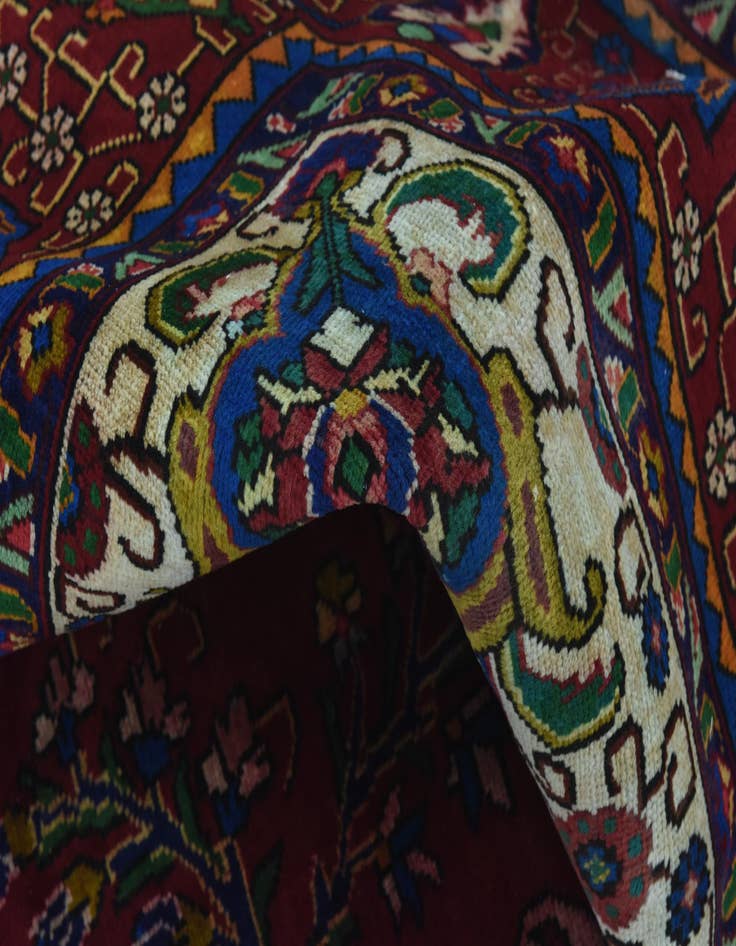 Detail image of 9' 6 x 12' 10  Hand Knotted Tabriz Persian Wool Rug