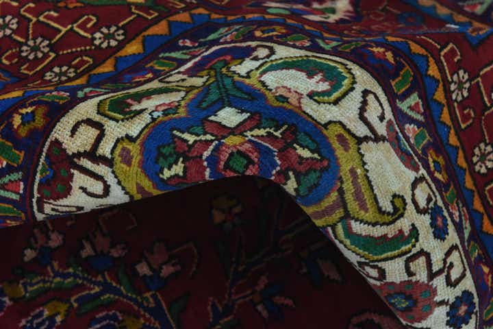 9' 6 x 12' 10 Hand Knotted Tabriz Persian Wool Rug