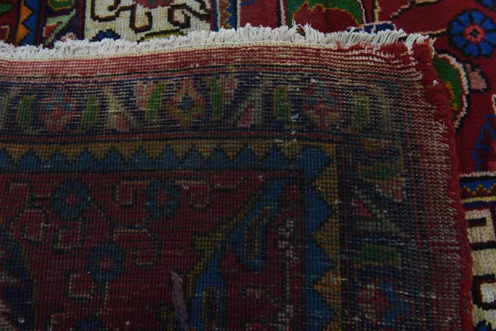 9' 6 x 12' 10 Hand Knotted Tabriz Persian Wool Rug