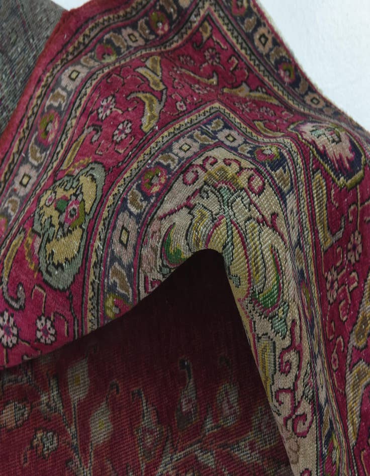 Detail image of 9' 10 x 12' 10  Hand Knotted Tabriz Persian Wool Rug