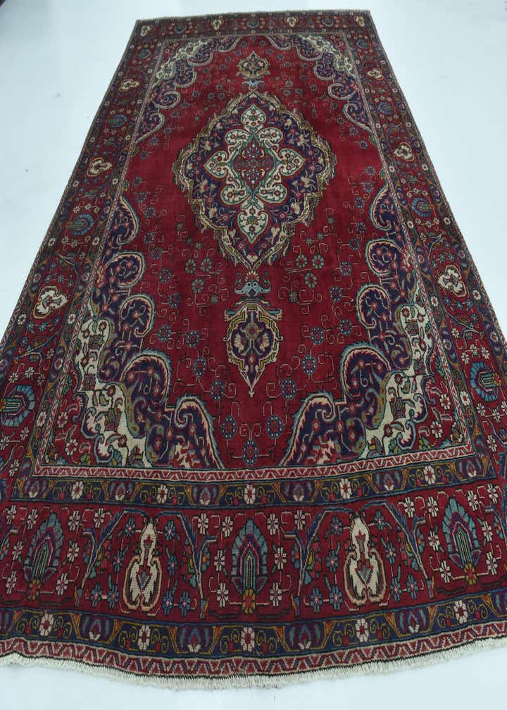 9' 9 x 12' 9 Hand Knotted Tabriz Persian Wool Rug