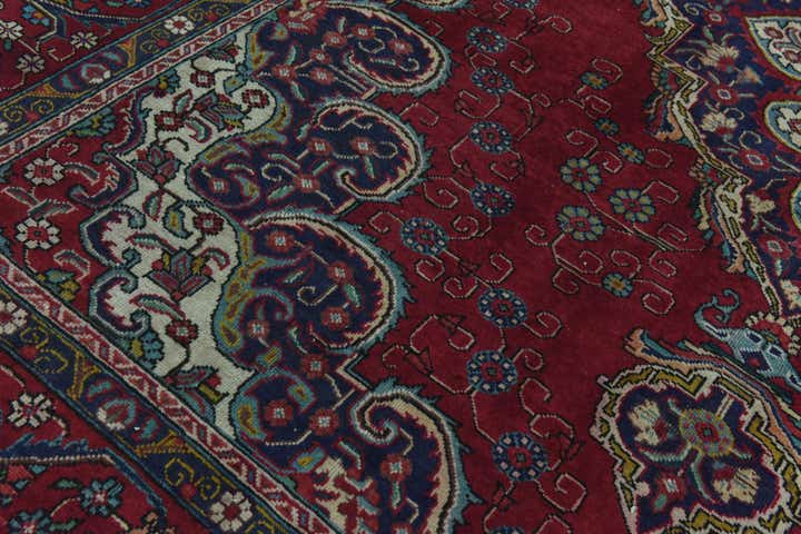 9' 9 x 12' 9 Hand Knotted Tabriz Persian Wool Rug