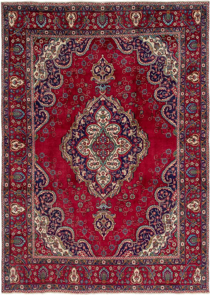 9' 9 x 12' 9 Hand Knotted Tabriz Persian Wool Rug
