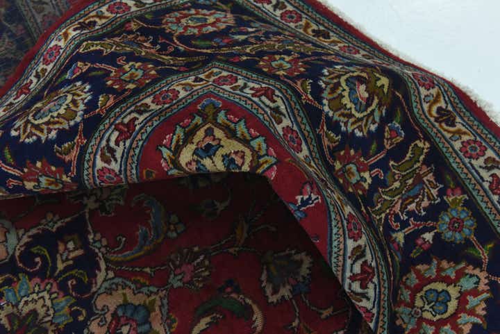 10' x 12' 6 Hand Knotted Tabriz Persian Wool Rug