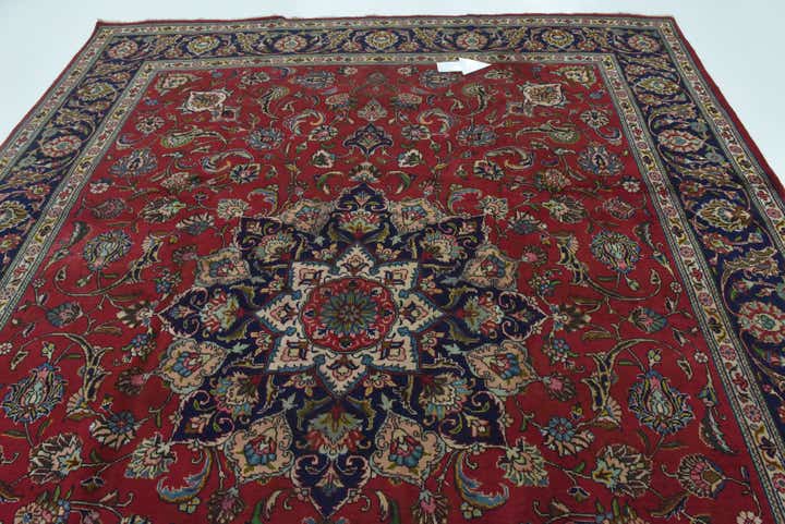 10' x 12' 6 Hand Knotted Tabriz Persian Wool Rug