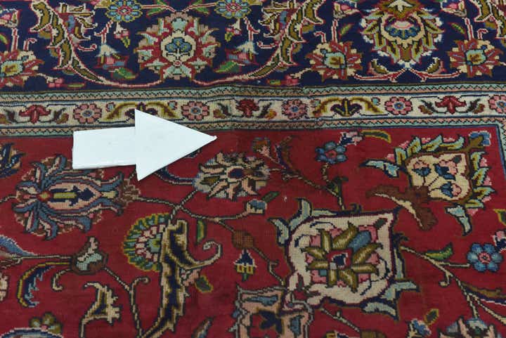 10' x 12' 6 Hand Knotted Tabriz Persian Wool Rug