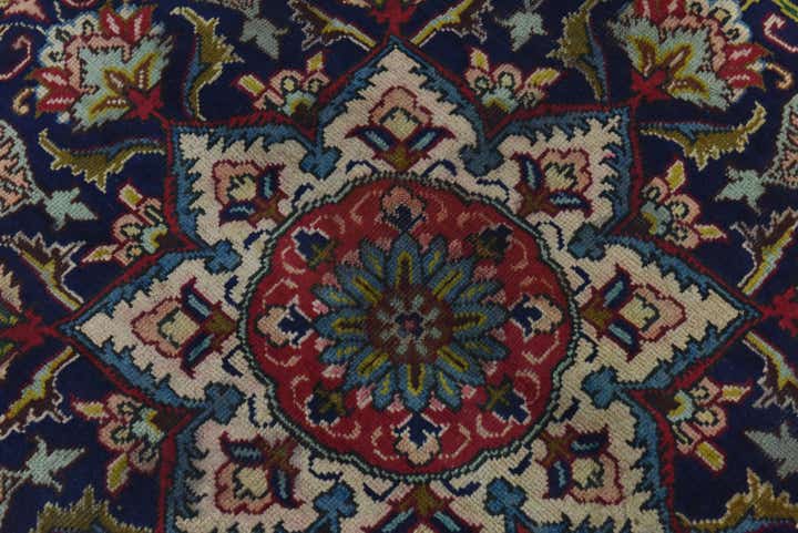 10' x 12' 6 Hand Knotted Tabriz Persian Wool Rug