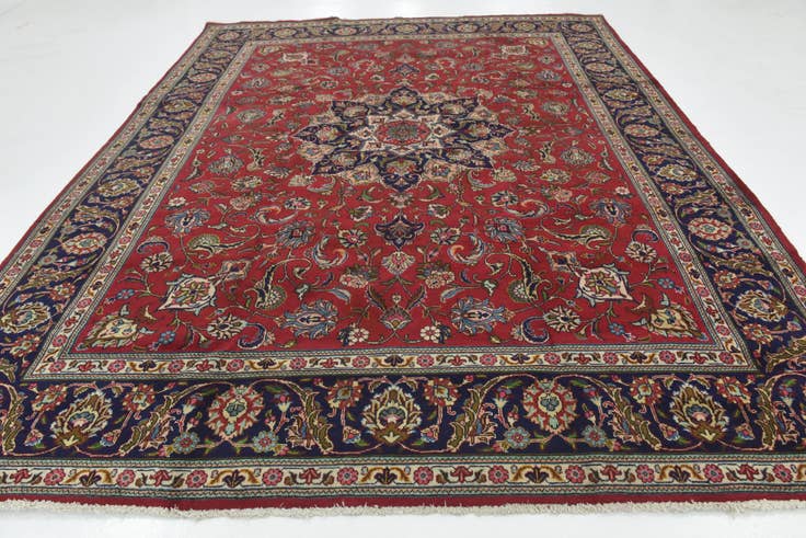 Detail image of 10' x 12' 6 Hand Knotted Tabriz Persian Wool Rug