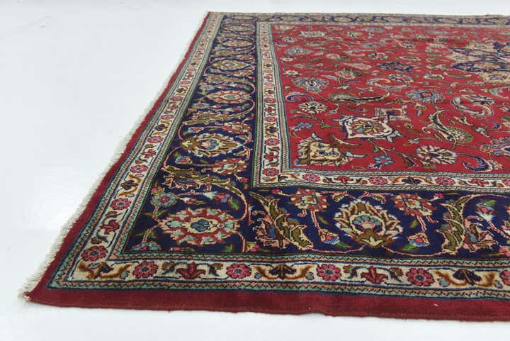 10' x 12' 6 Hand Knotted Tabriz Persian Wool Rug