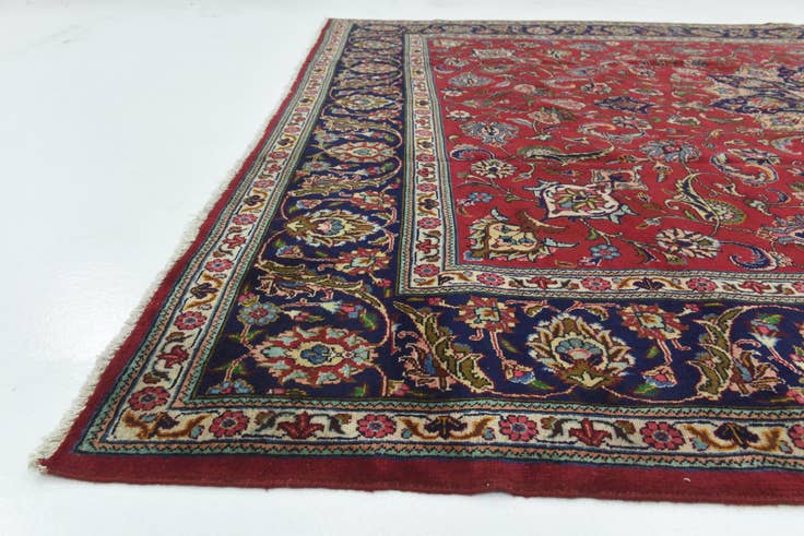Detail image of 10' x 12' 6 Hand Knotted Tabriz Persian Wool Rug