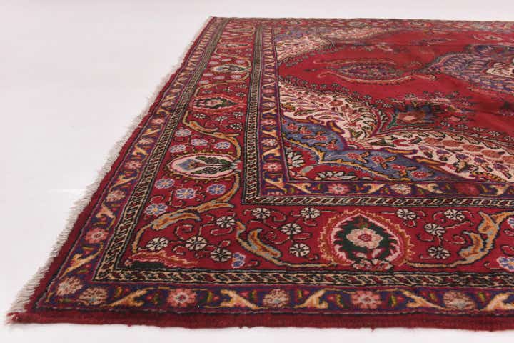 9' 7 x 13' 3 Hand Knotted Tabriz Persian Wool Rug
