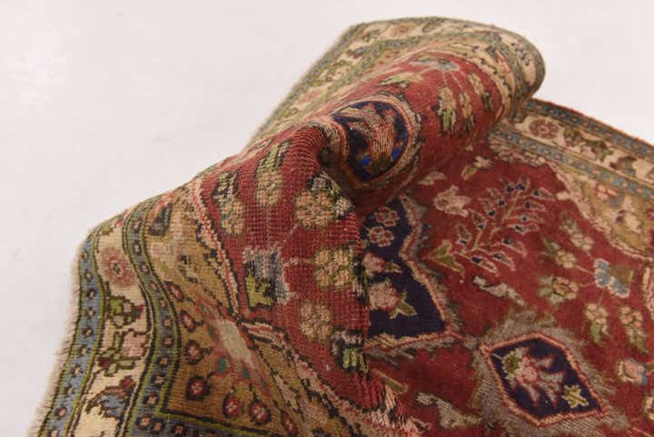 3' 3 x 4' 10 Hand Knotted Tabriz Persian Wool Rug