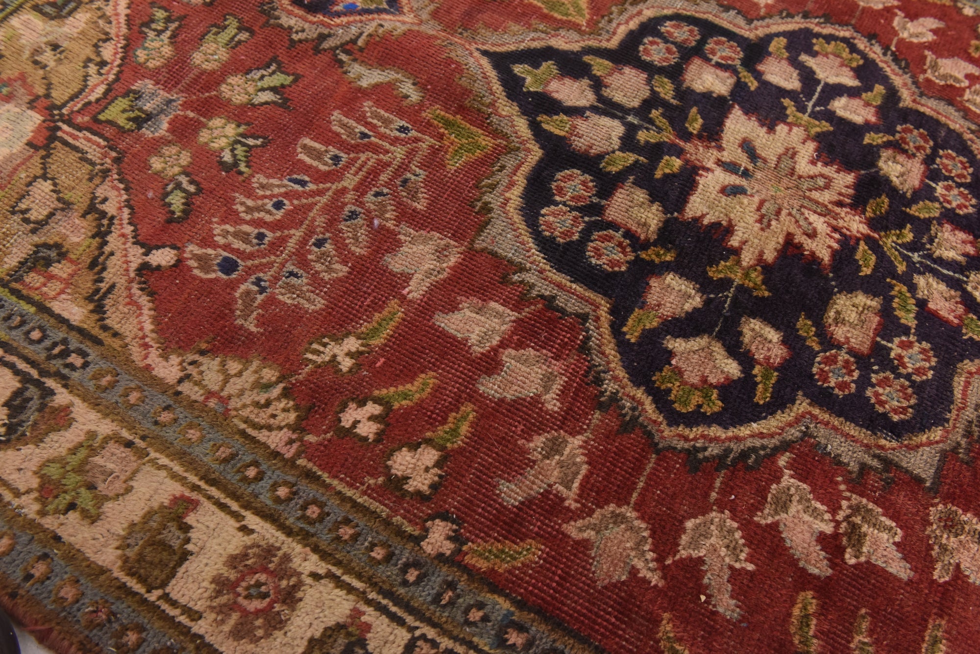 3' 3 x 4' 10 Hand Knotted Tabriz Persian Wool Rug