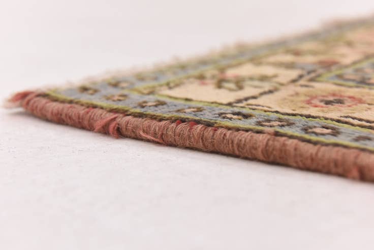 Detail image of 3' 3 x 4' 10 Hand Knotted Tabriz Persian Wool Rug