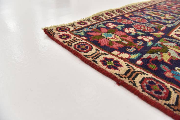 Detail image of 9' 8 x 12' 6 Hand Knotted Tabriz Persian Wool Rug