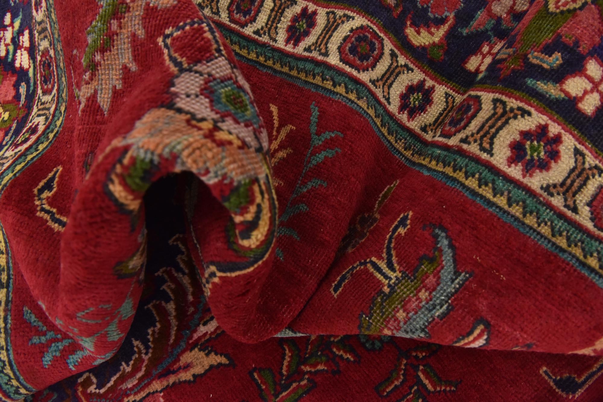 9' 8 x 12' 6 Hand Knotted Tabriz Persian Wool Rug