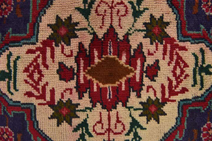 9' 8 x 12' 6 Hand Knotted Tabriz Persian Wool Rug