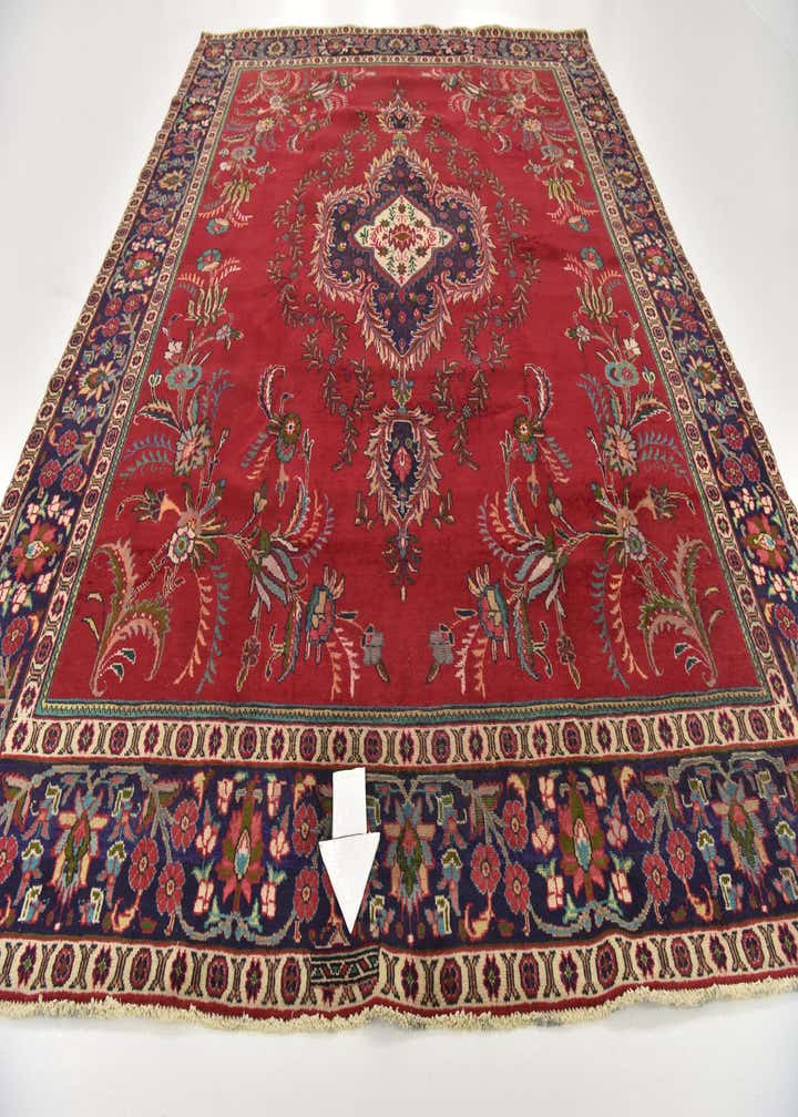 9' 8 x 12' 6 Hand Knotted Tabriz Persian Wool Rug