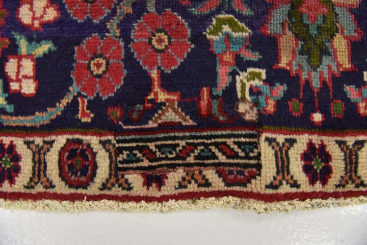 9' 8 x 12' 6 Hand Knotted Tabriz Persian Wool Rug