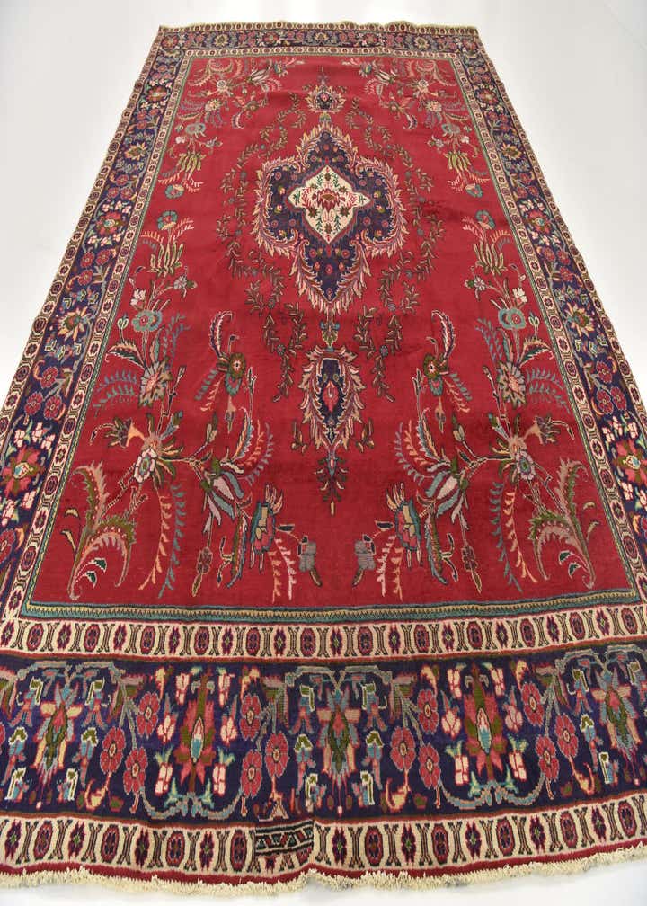 9' 8 x 12' 6 Hand Knotted Tabriz Persian Wool Rug