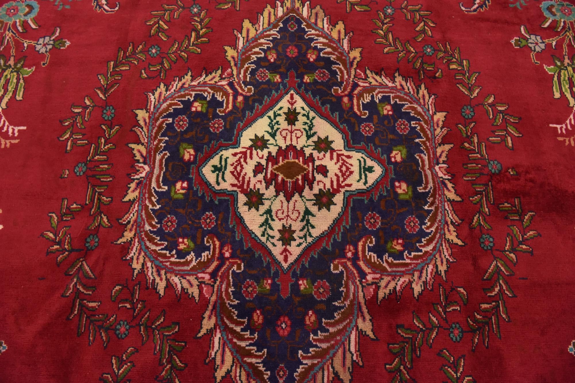 9' 8 x 12' 6 Hand Knotted Tabriz Persian Wool Rug
