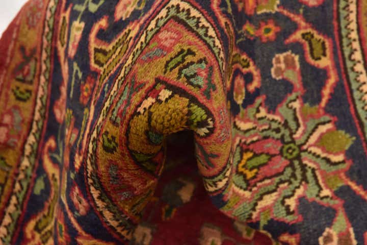 9' 7 x 12' 10 Hand Knotted Tabriz Persian Wool Rug