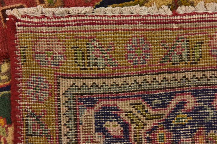 9' 7 x 12' 10 Hand Knotted Tabriz Persian Wool Rug