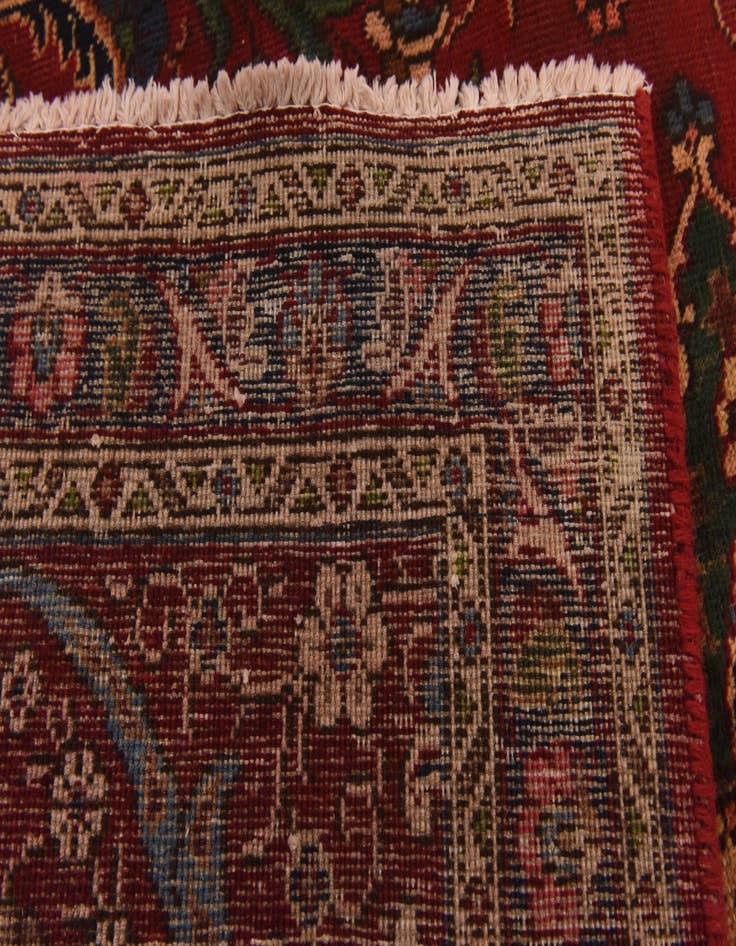 Detail image of 9' 9 x 13'  Hand Knotted Tabriz Persian Wool Rug